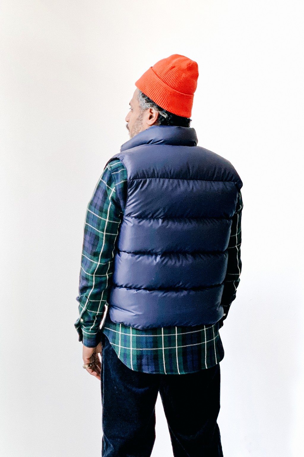 Crescent Down Works Italian Vest Navy - Made in USA | Jackets