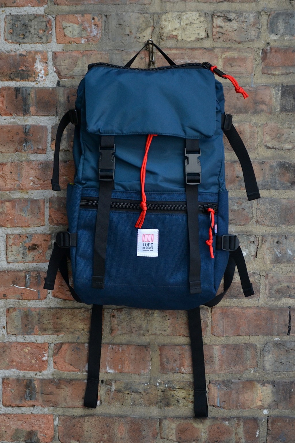 Topo Designs Rover Pack Navy Cordura - Made in Denver, CO | Bags