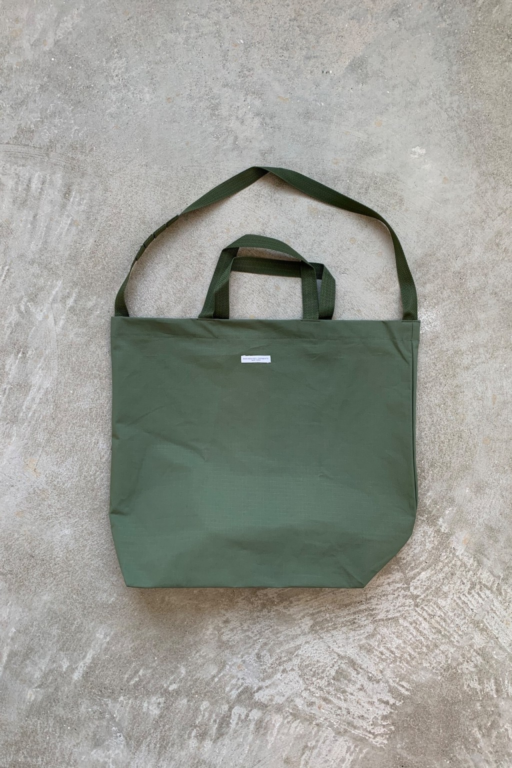 ENGINEERED GARMENT Carry All Tote カーキ Engineered Garments Carry All Tote Olive - Made in USA | Bags