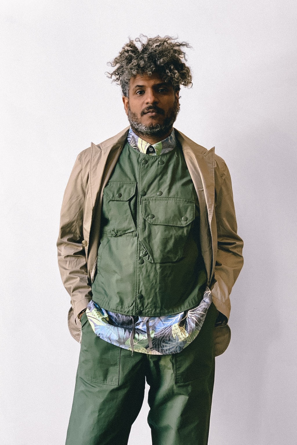 Engineered Garments Fatigue Pant Olive Cotton Ripstop Made in USA