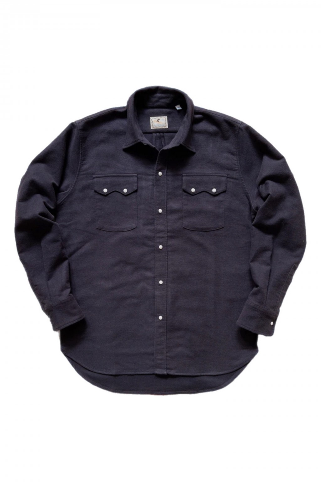 Wythe Moleskin Pearlsnap Shirt Night Sky