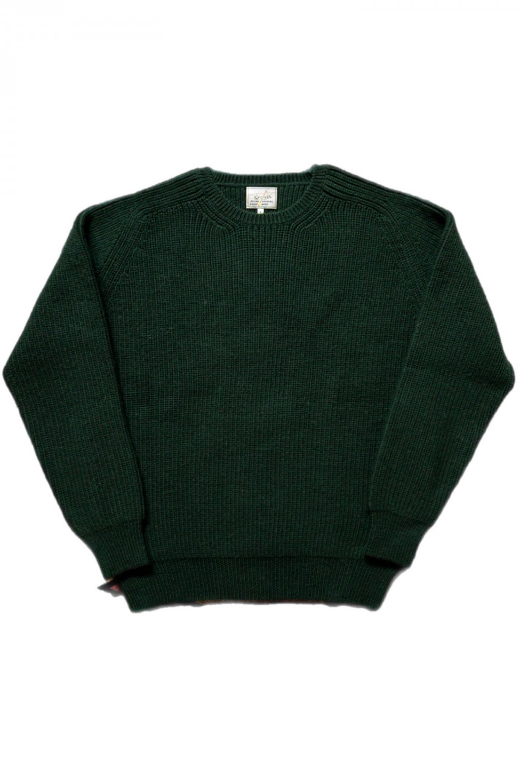 Wythe Highland Shakerknit Sweater Evergreen