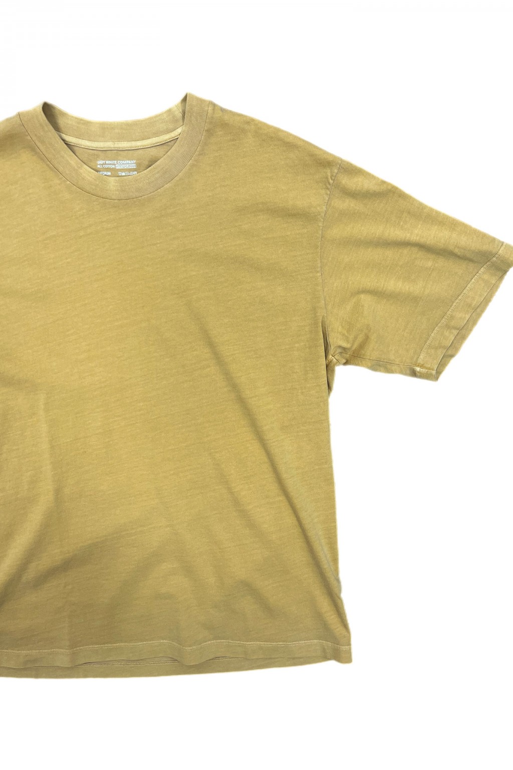 Lady White Co. Athens T-Shirt Mustard Pigment