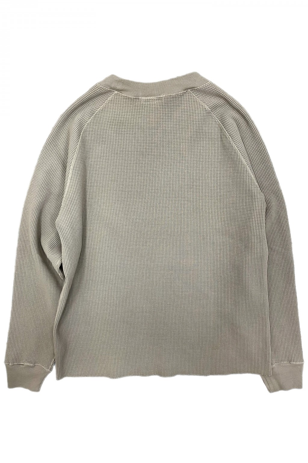 Lady White Co. Cropped Raglan Thermal Almond