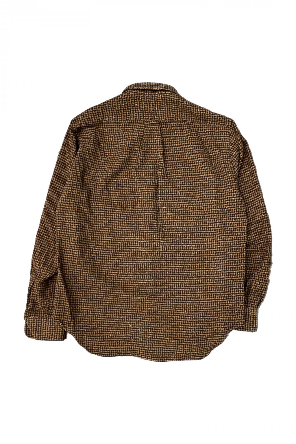Gitman Bros. Vintage Independence Work Shirt Brown Houndstooth Check