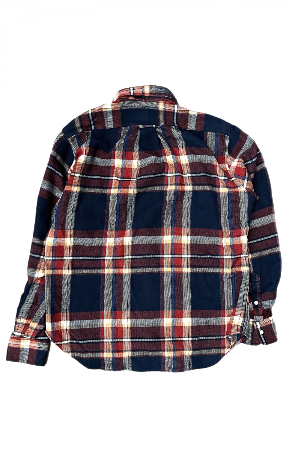 Gitman Bros. Vintage Independence Work Shirt Rose/Navy Brushed Winter Madras