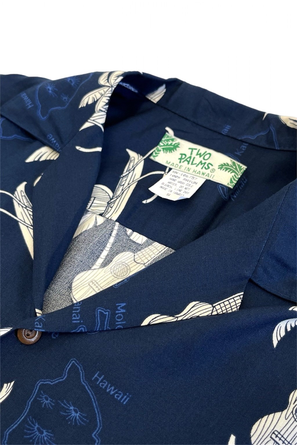 Two Palms Islands Shirt Navy