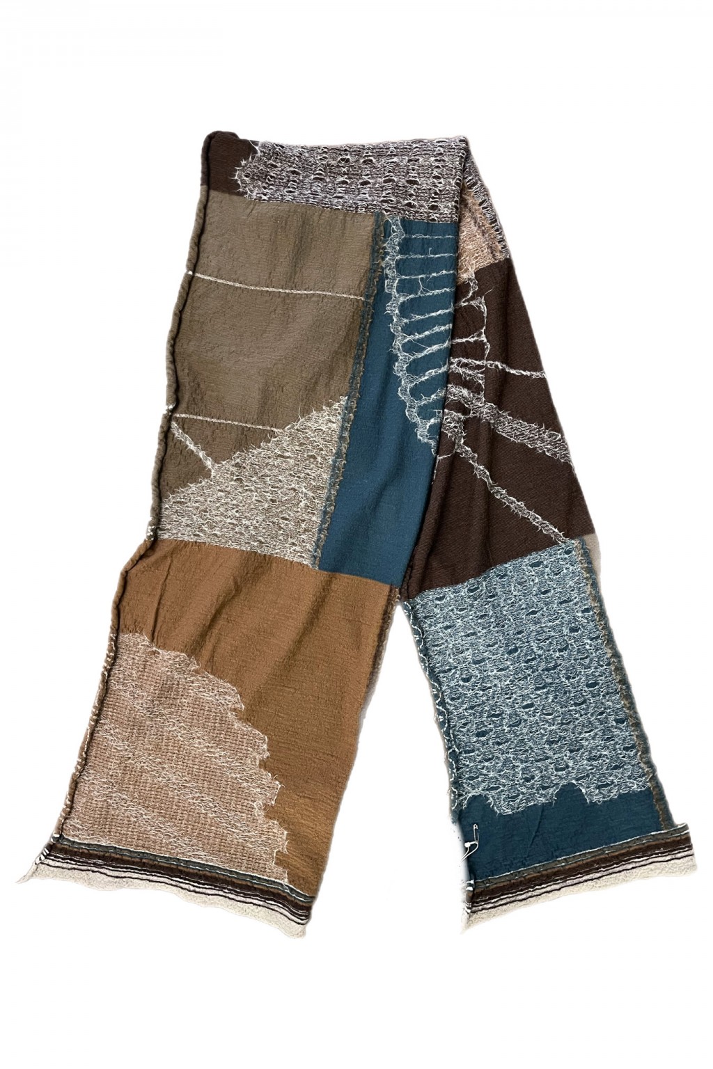 Kapital Fulling Wool Scarf FUROSHIKI Brown