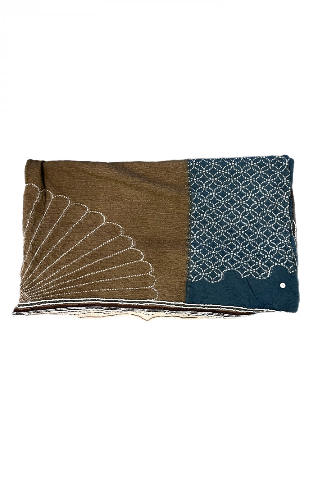 Kapital Fulling Wool Scarf FUROSHIKI Brown