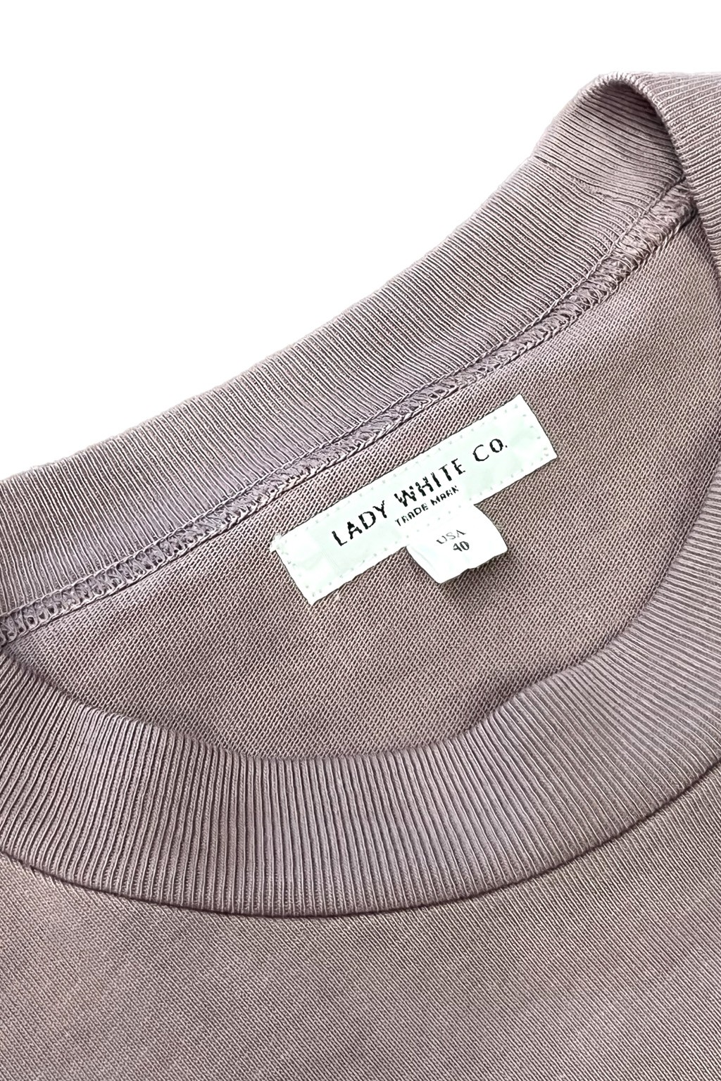 Lady White Co. Rugby T-Shirt Pale Purple