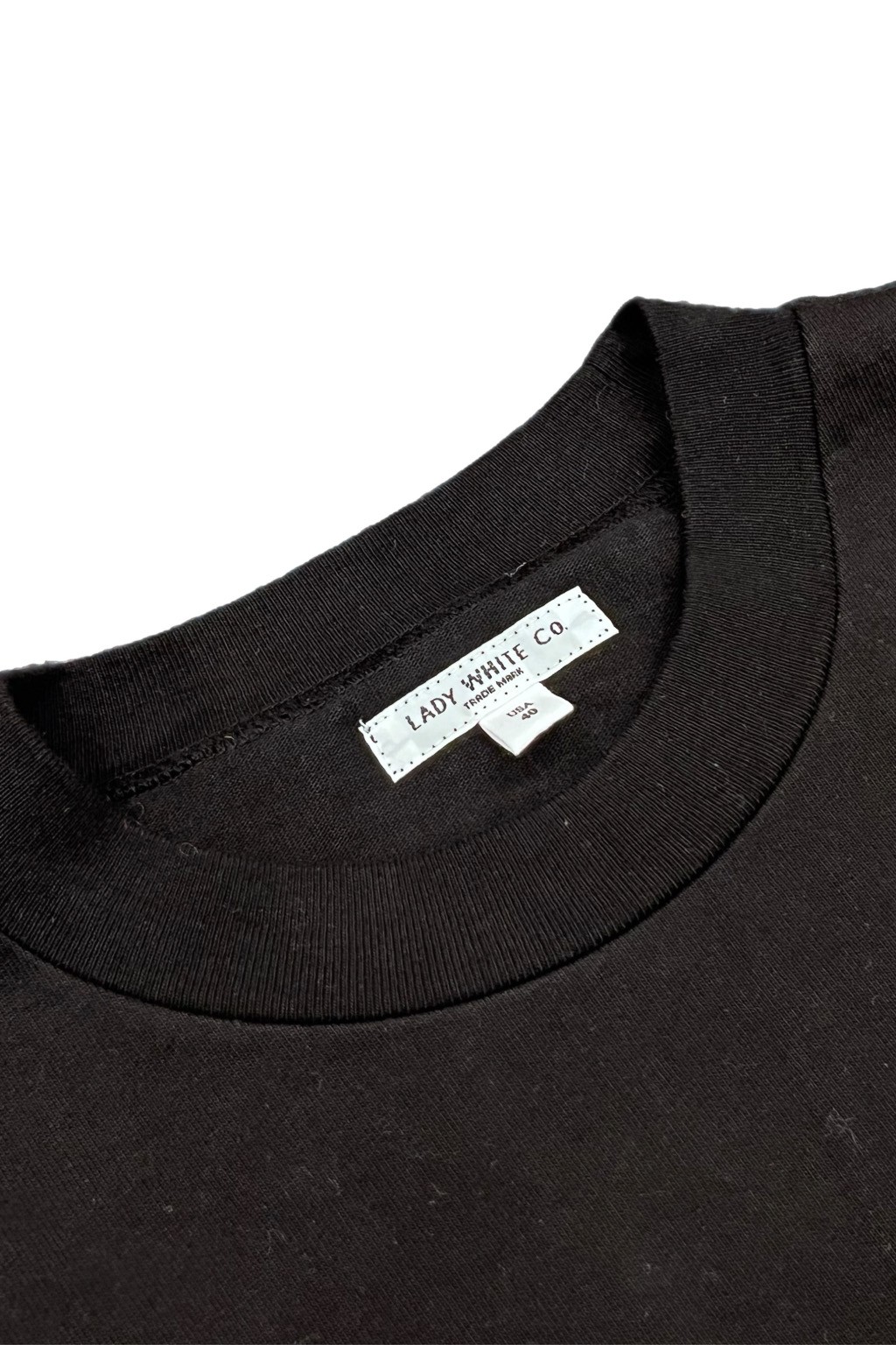 Lady White Co. Rugby T-Shirt Black