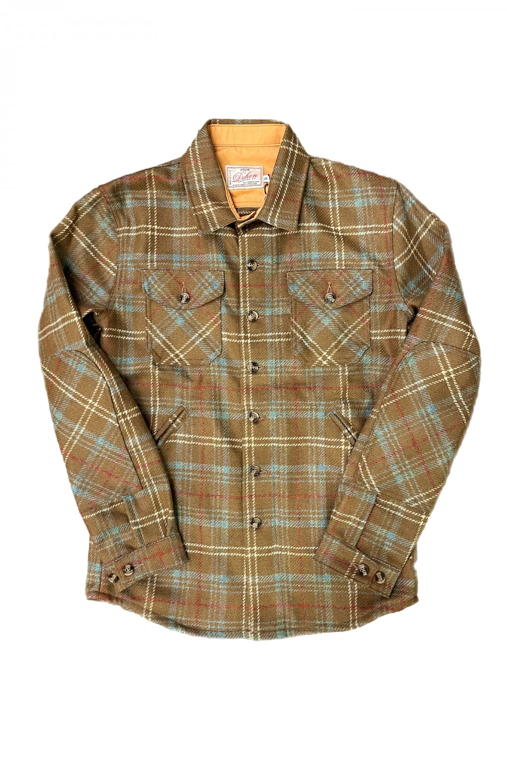 DEHEN CRISSMAN OVERSHIRTジャケット　BROWN M 美品 Dehen-1920-Crissman-Overshirt-