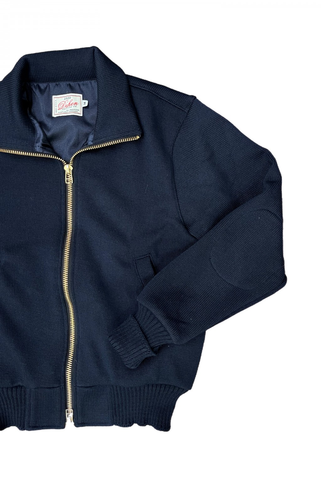 Dehen 1920 Full-Throttle Moto-Sweater Dark Navy