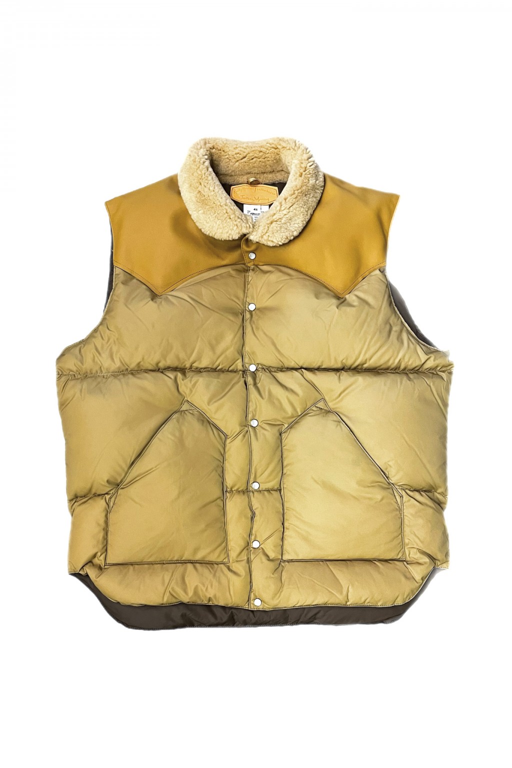 Rocky Mountain Featherbed Christy Vest Camel - Made in Japan
