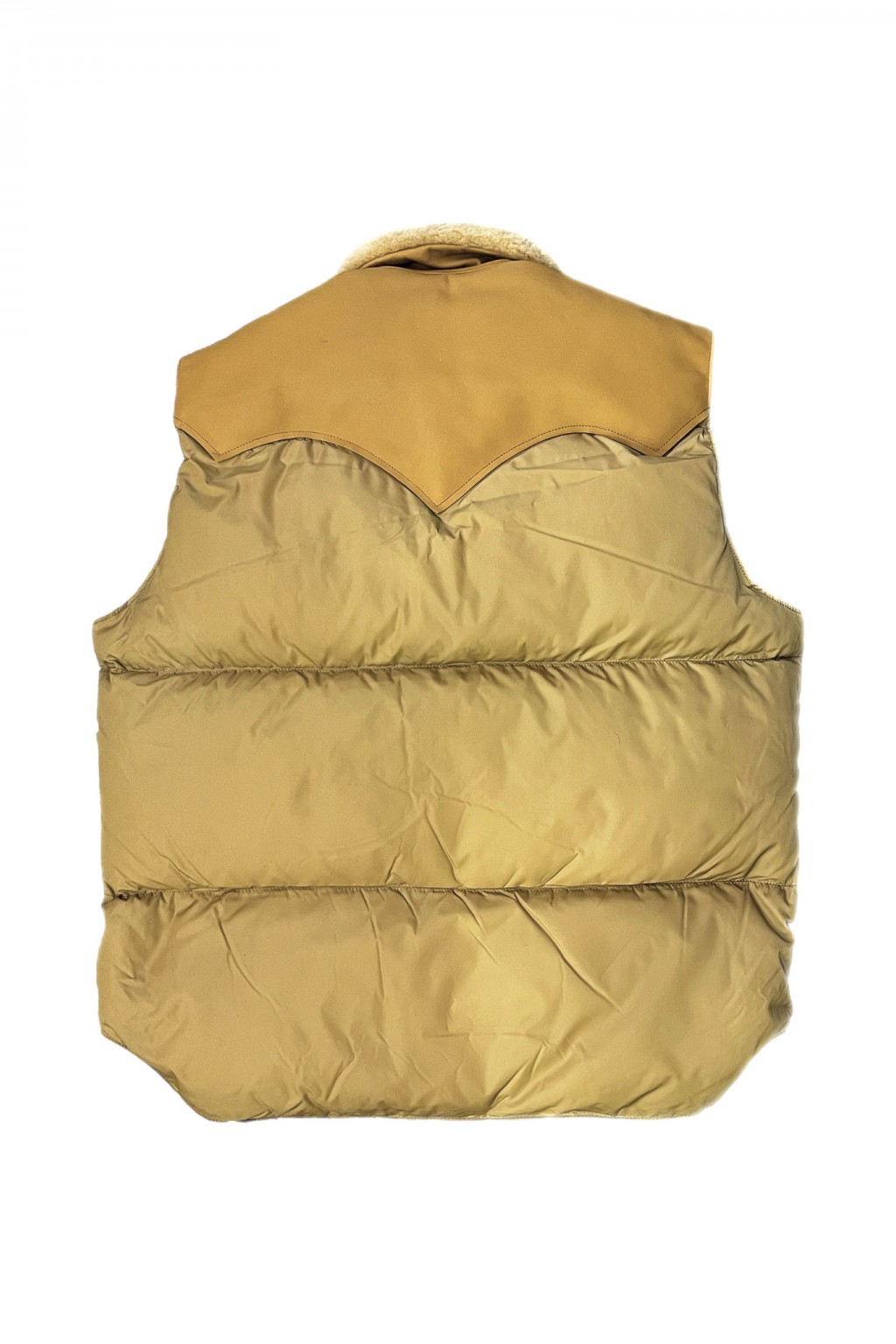 Rocky Mountain Featherbed Christy Vest Camel - Made in Japan