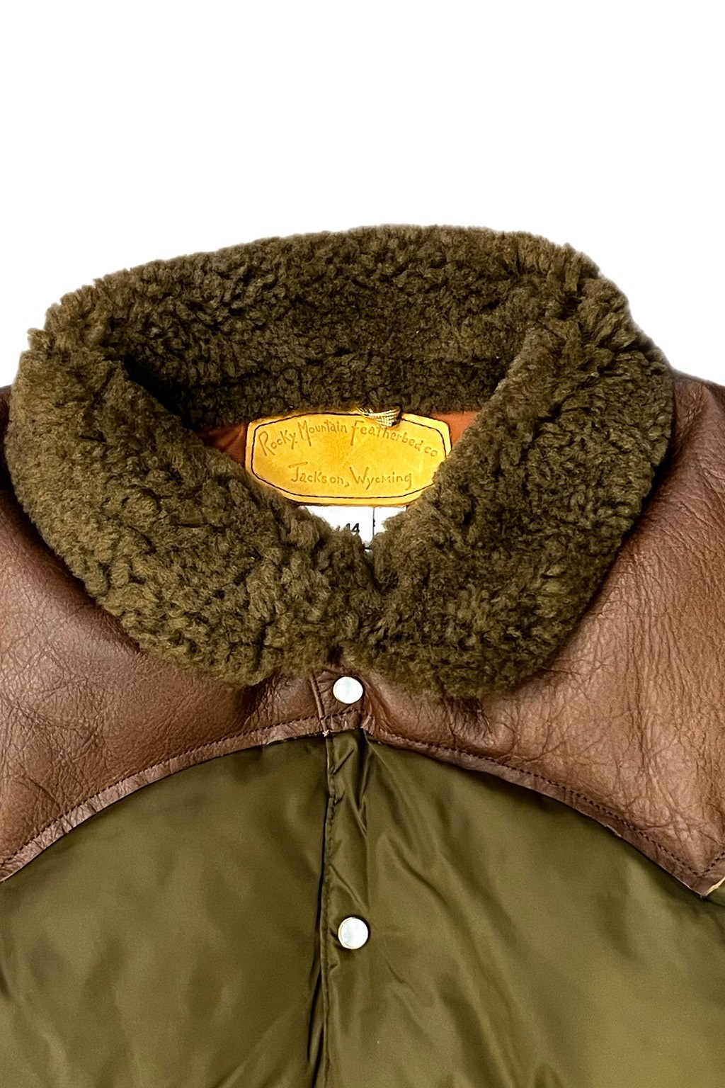 Rocky Mountain Featherbed Christy Vest Olive - Made in Japan