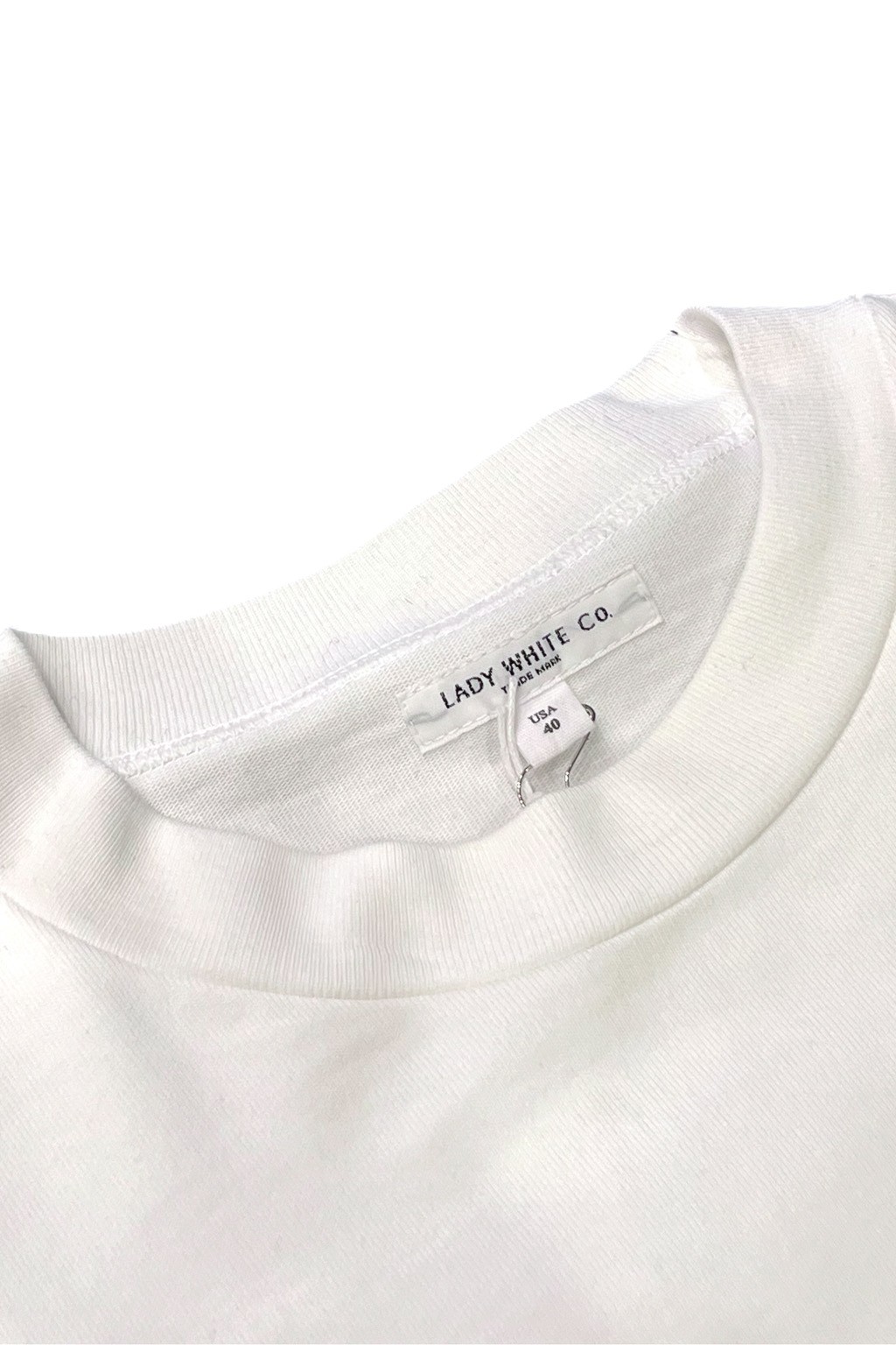 Lady White Co. Rugby T-Shirt White