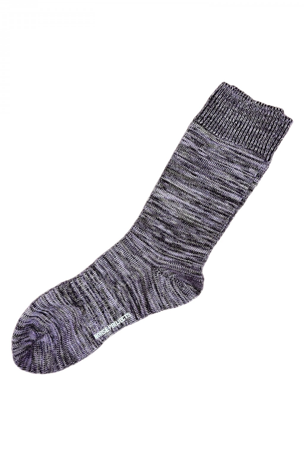 Norse Projects Bjarki Cotton Twist Socks Crocus Purple