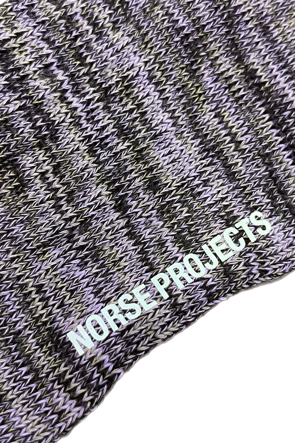 Norse Projects Bjarki Cotton Twist Socks Crocus Purple