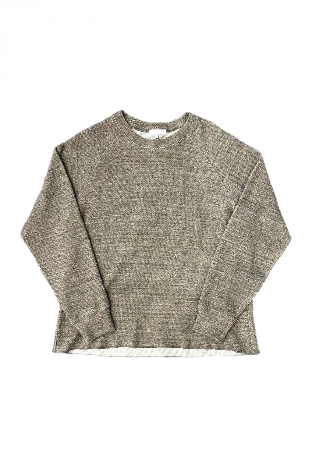 Lady White Co. Raglan Thermal Grey Melange