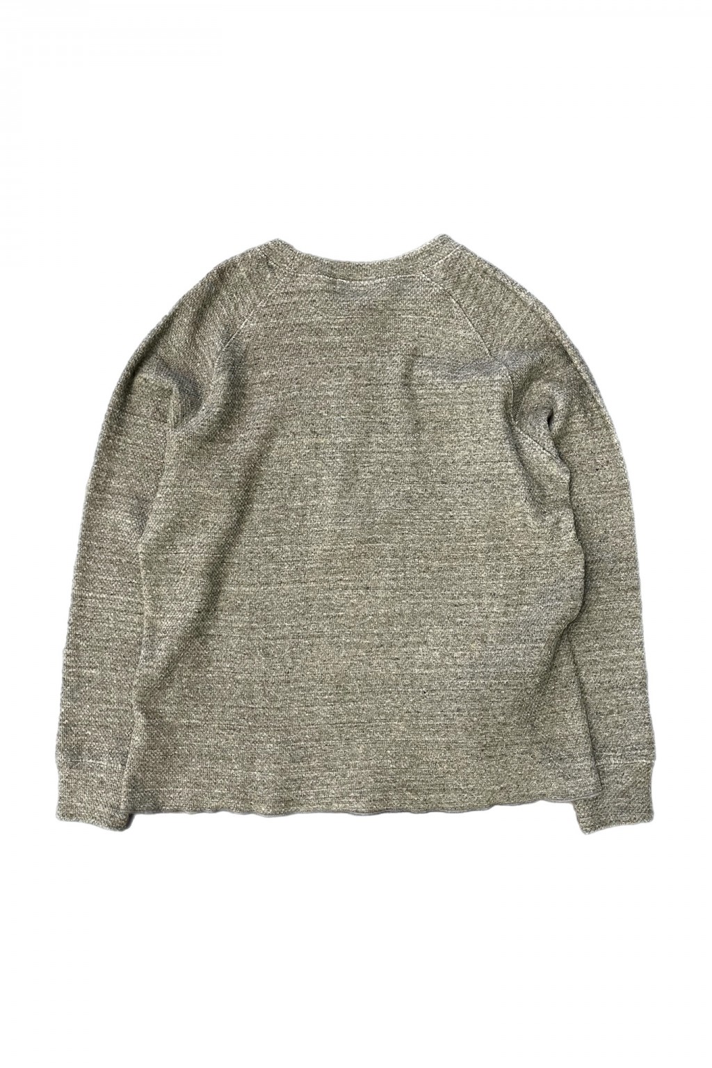 Lady White Co. Raglan Thermal Grey Melange