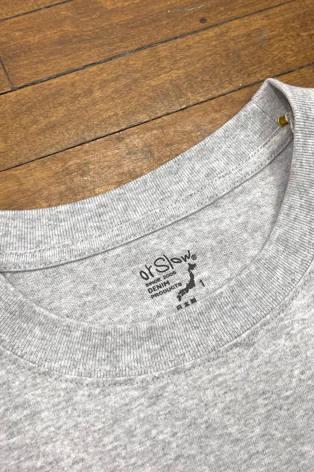 Orslow Just T-Shirt Heather Gray 64