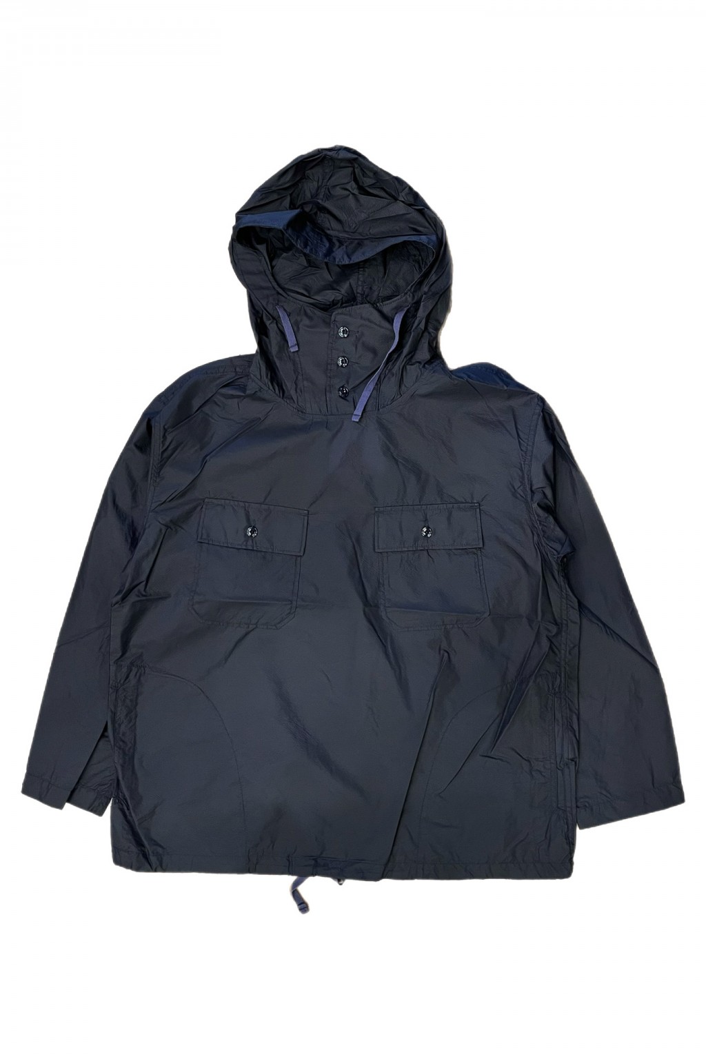 Engineered Garments Cagoule Shirt Dk Navy Nylon Micro Ripstop