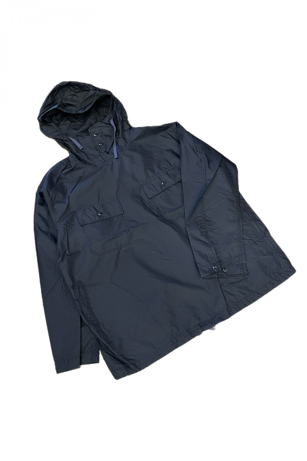 Engineered Garments Cagoule Shirt Dk Navy Nylon Micro Ripstop