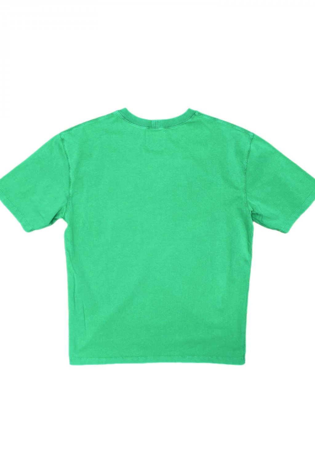 Drake's Cotton Crew Neck Hiking T-Shirt Washed Green