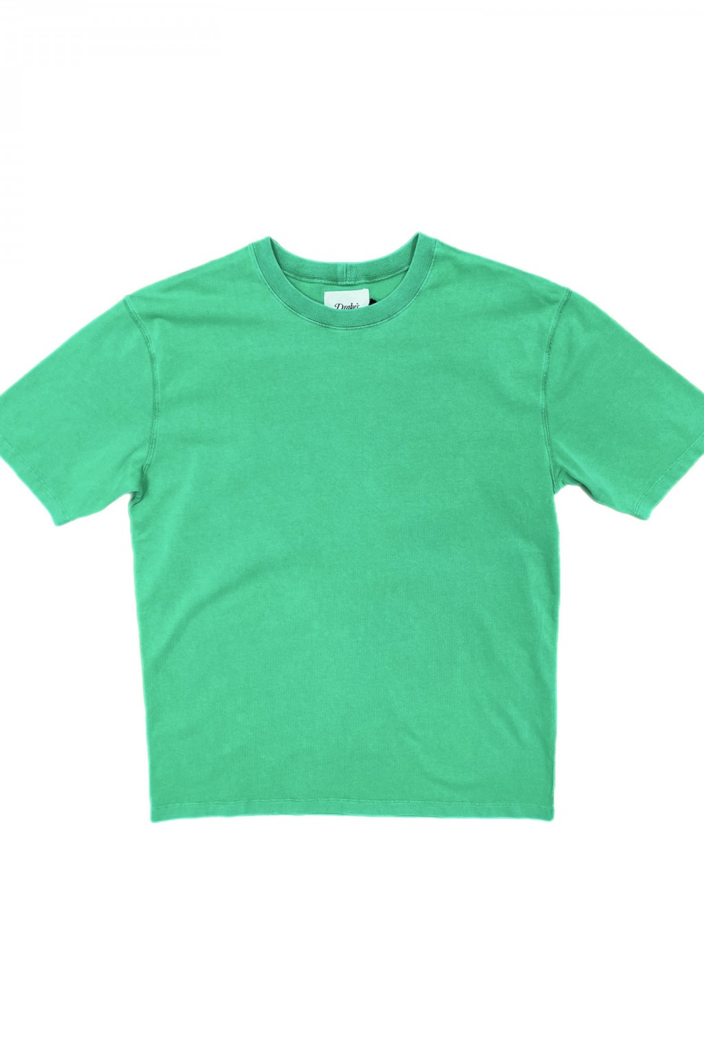 Drake's Cotton Crew Neck Hiking T-Shirt Washed Green