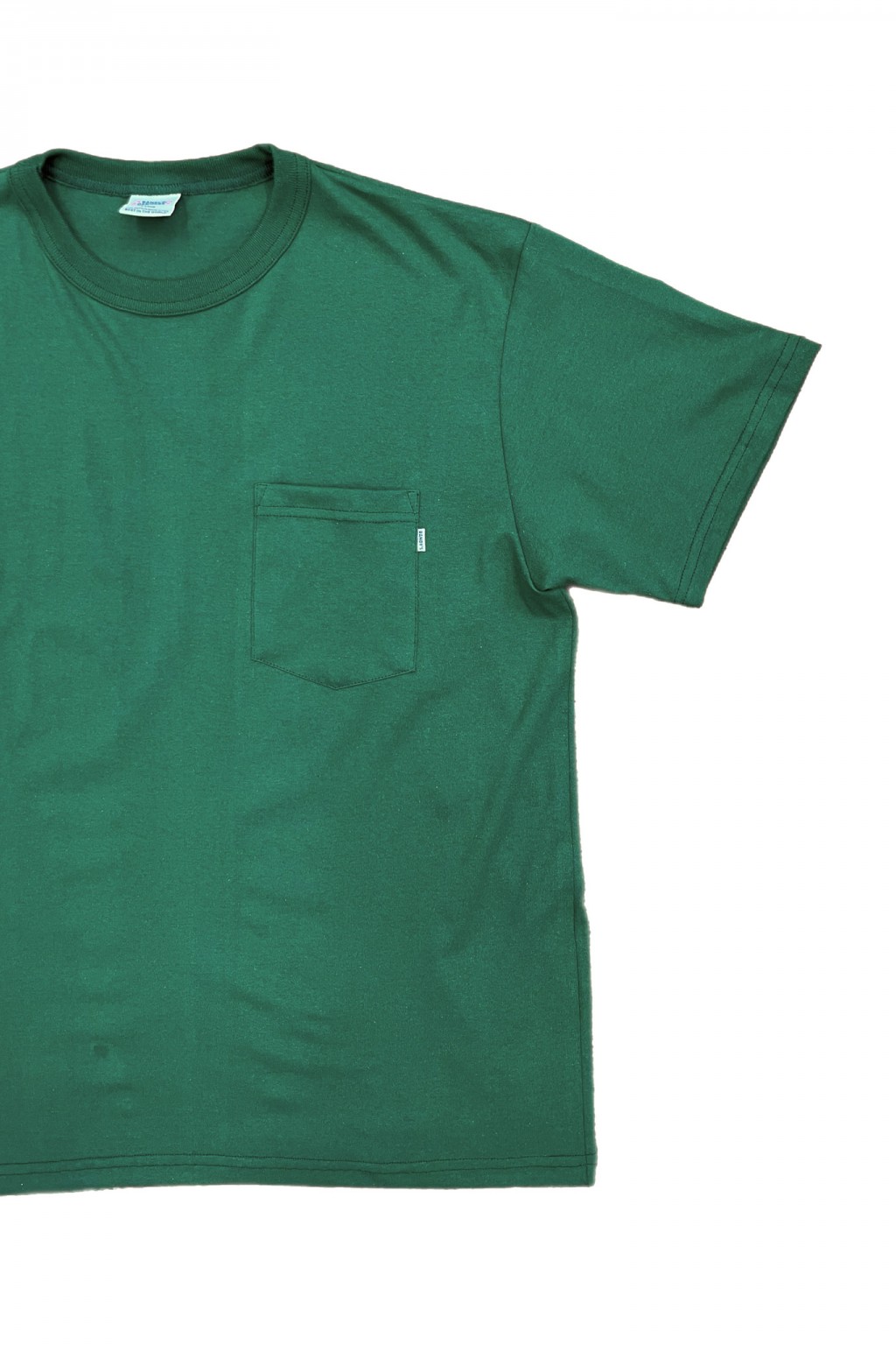 Randy's Garments NY Tab Pocket Tee Dark Green 6oz 100% Cotton