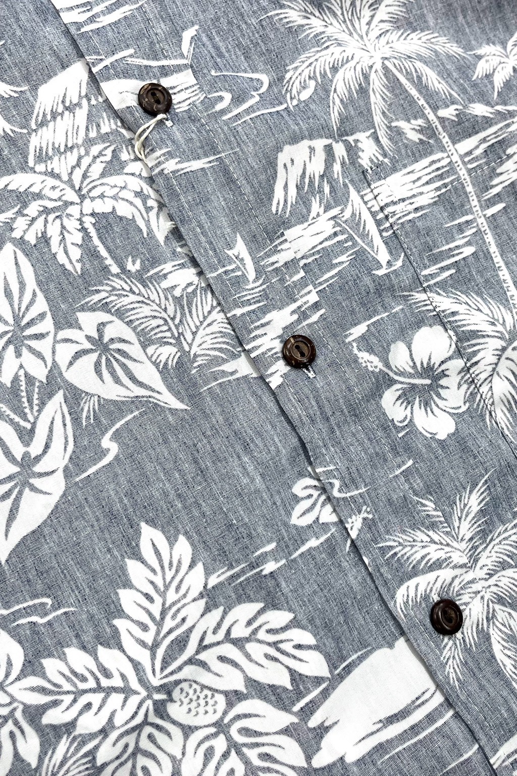 Two Palms Reverse Love Shack Shirt Navy