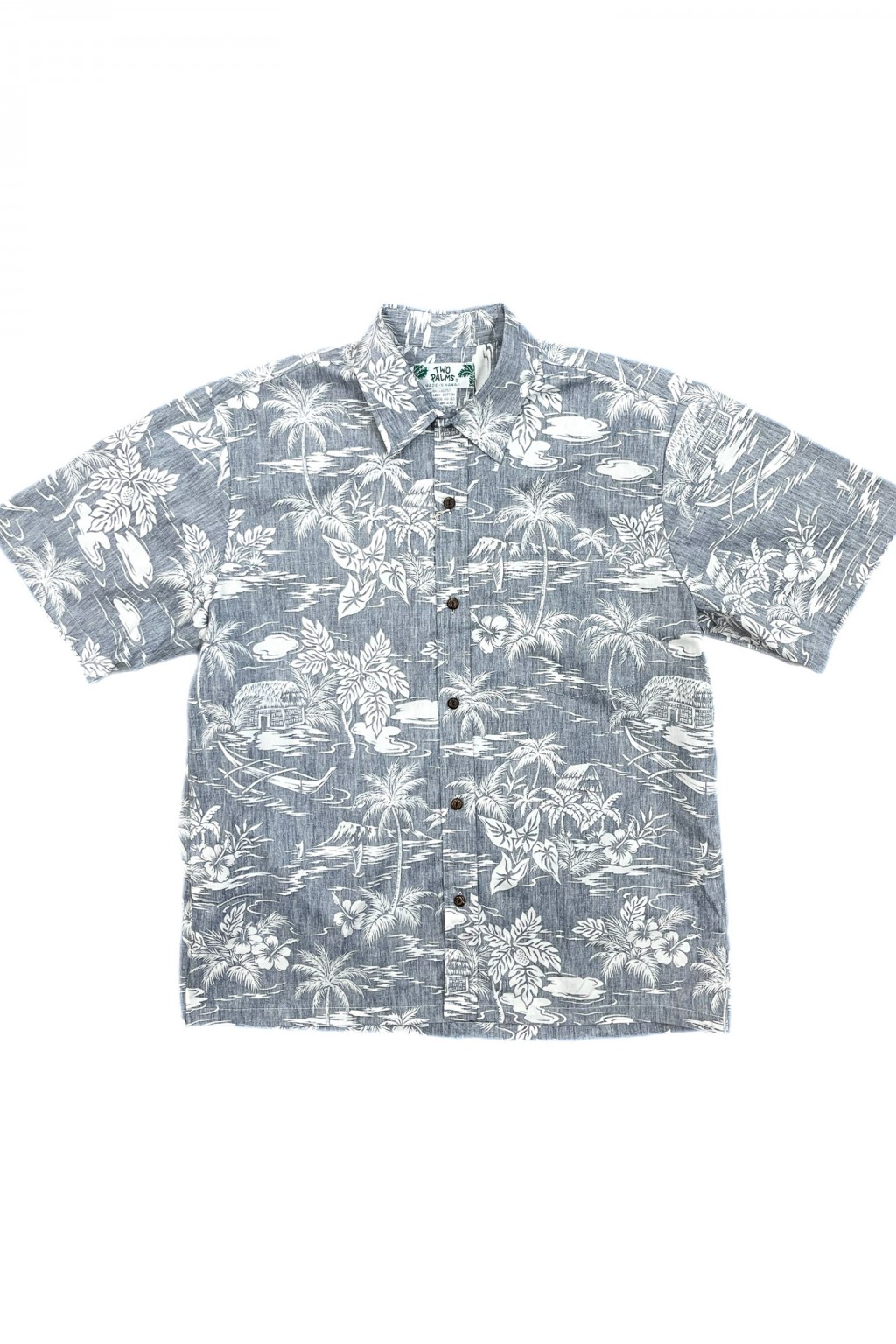 Two Palms Reverse Love Shack Shirt Navy