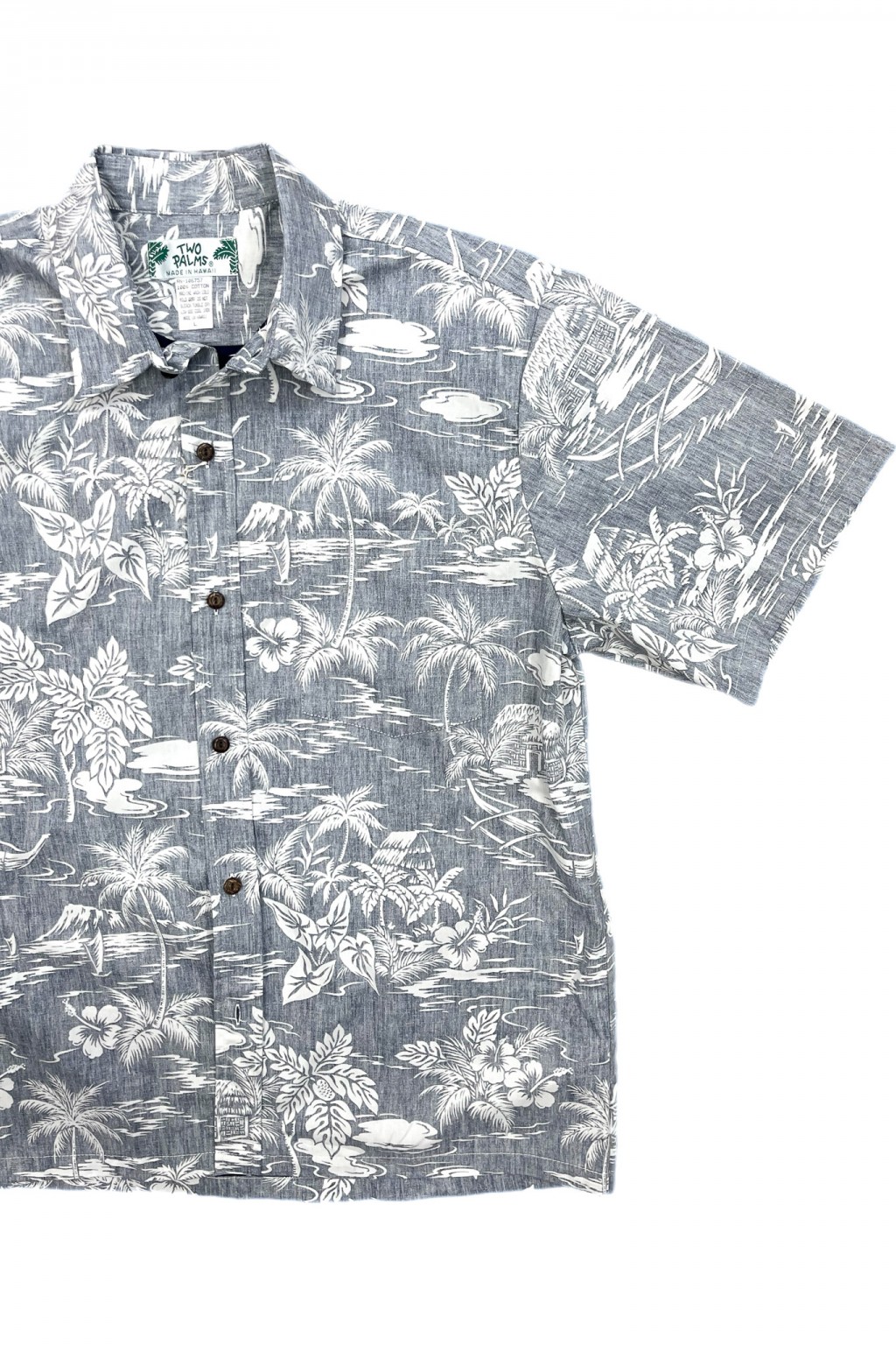 Two Palms Reverse Love Shack Shirt Navy