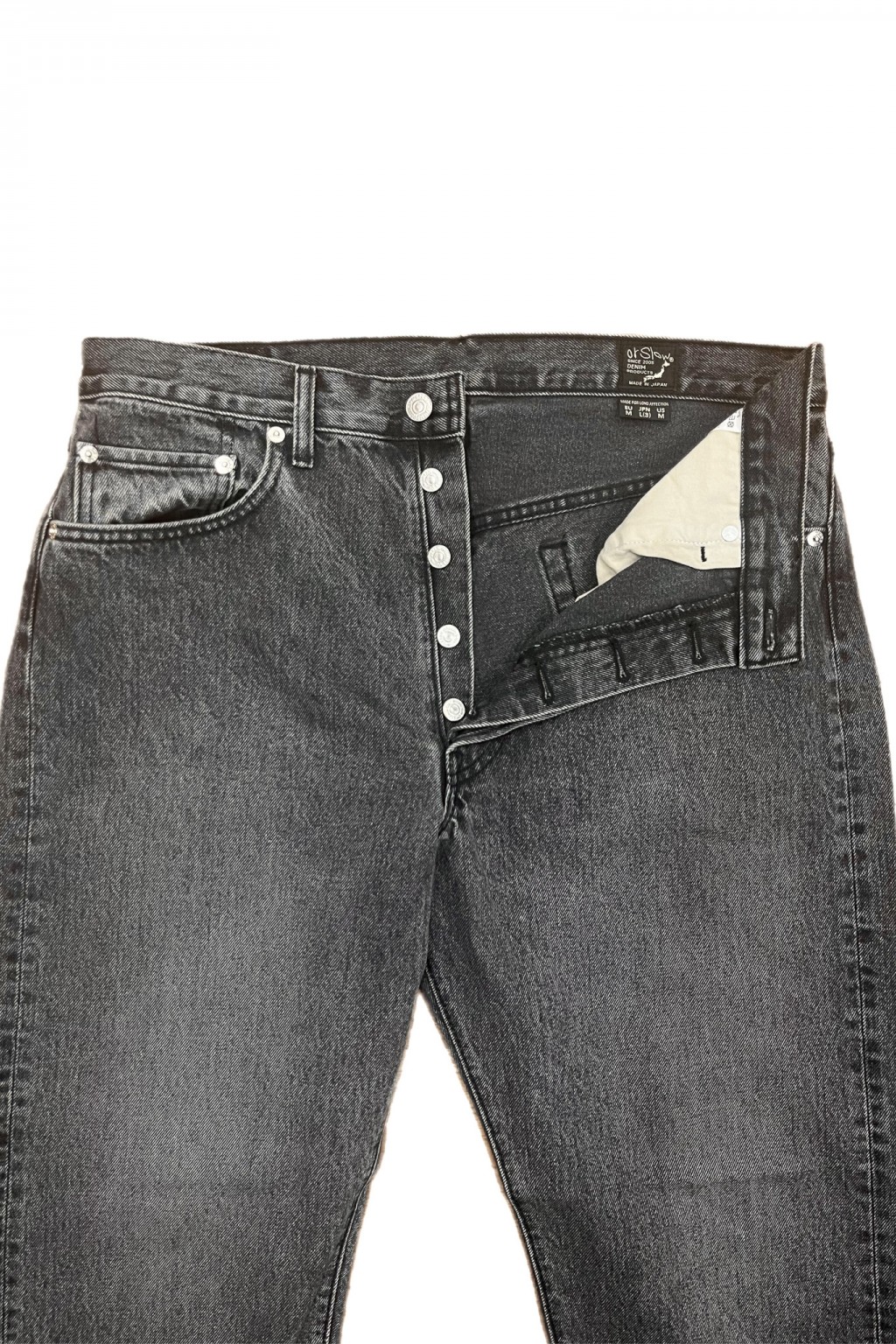 Orslow 105 Standard Denim Black Denim Stone D61S