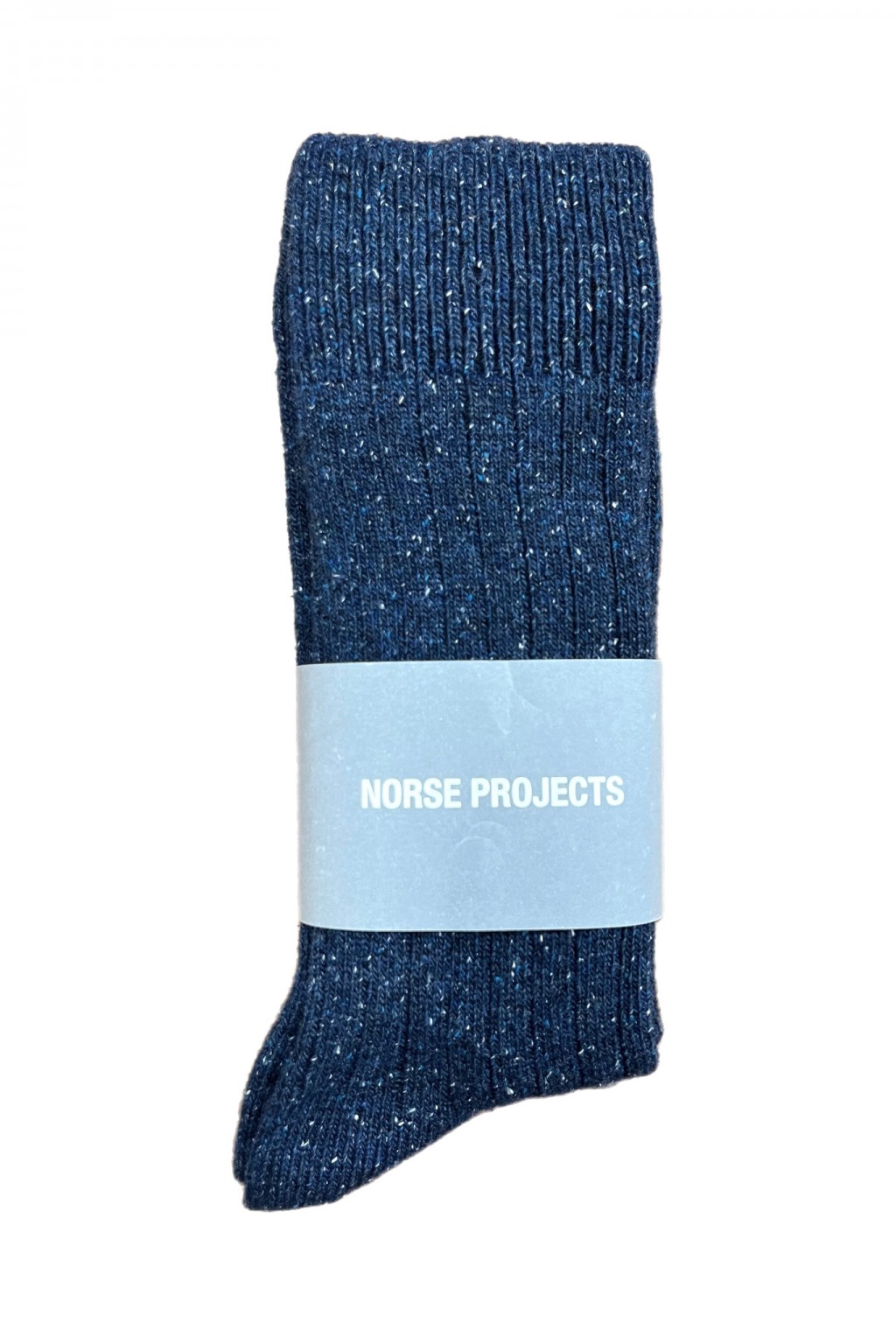 Norse Projects Bjarki Neps Socks Dark Navy