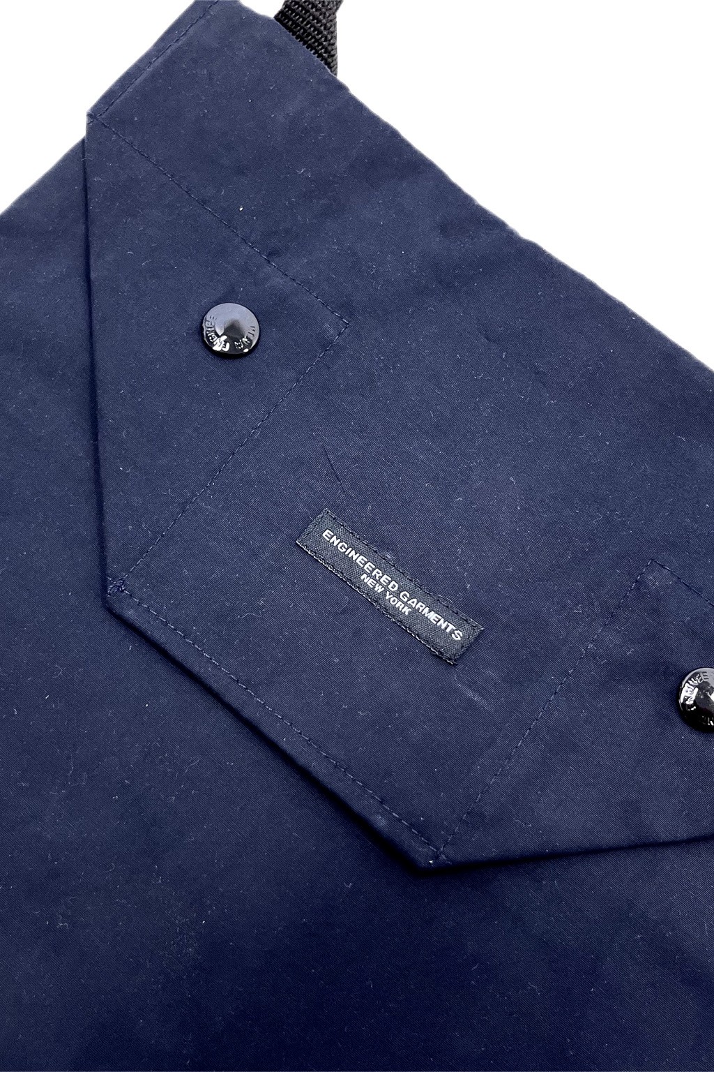 Engineered Garments Shoulder Pouch Dark Navy PC Coated Cloth