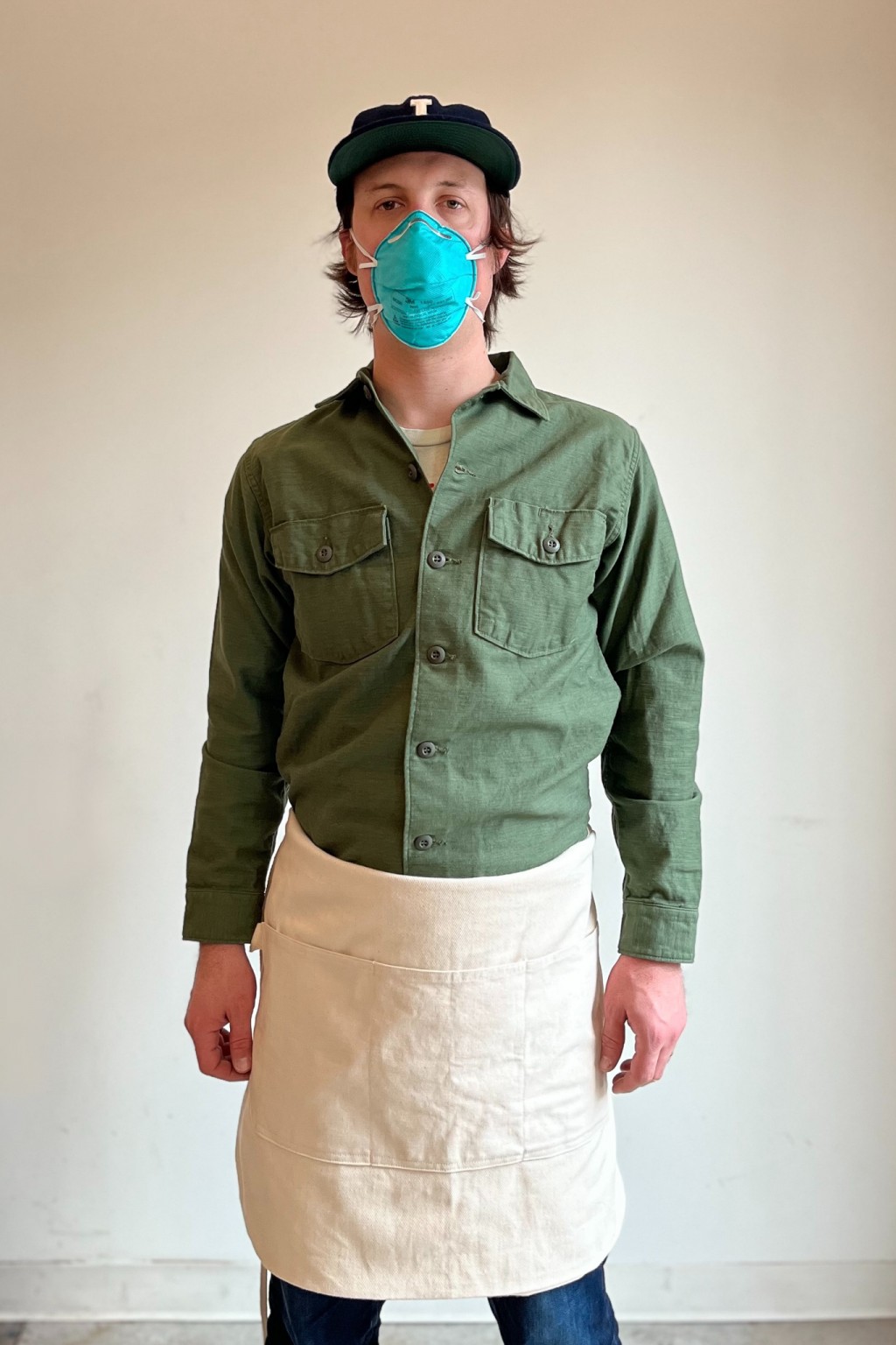 All We Remember 10-Pocket Maker Apron Undyed