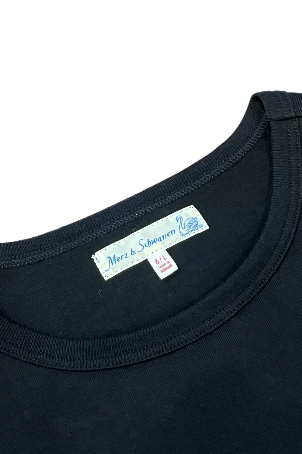 Merz B. Schwanen 215 Loopwheeled T-Shirt 99 Deep Black