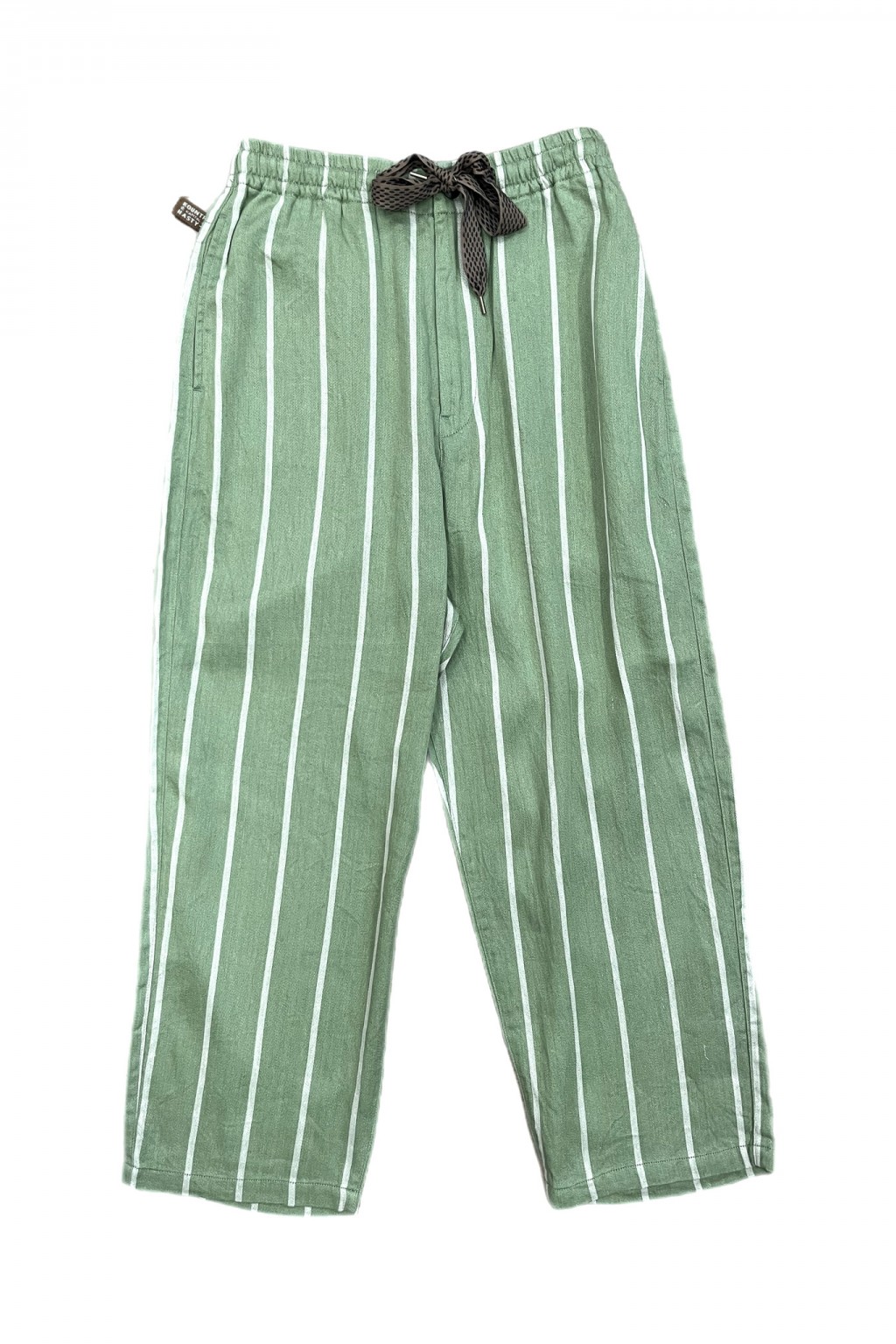 Kapital Linen PHILLIES Stripe EASY Pants Khaki