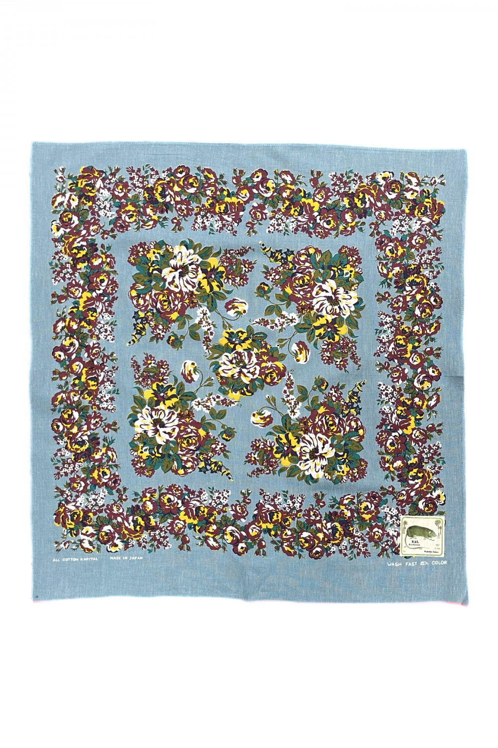 Kapital Fastcolor Selvedge Bandanna (NADESHIKO-Champetre) Sax