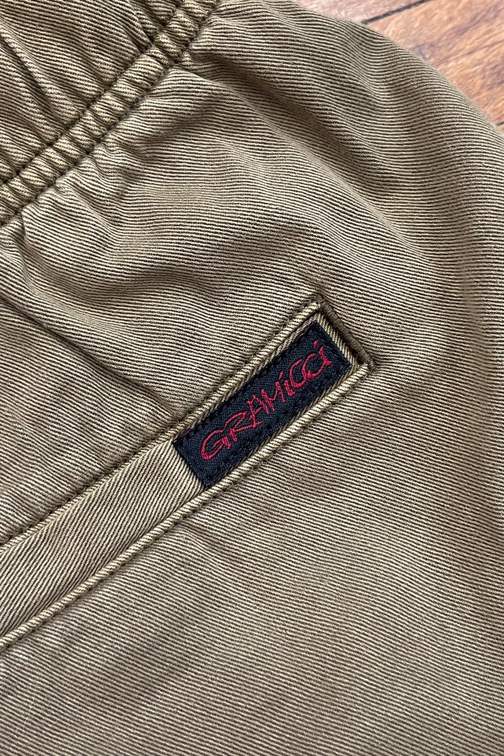 Gramicci G-Shorts Pigment Dye Cotton Twill (Moss)