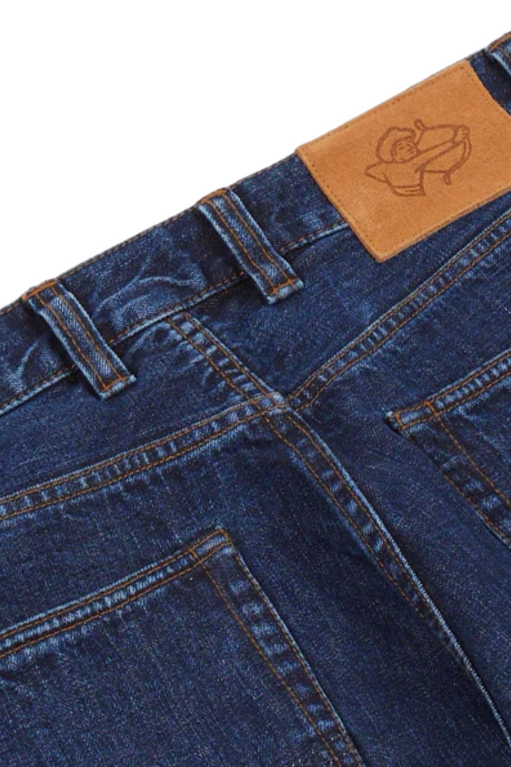 Drake's Japanese Selvedge Five-Pocket Jeans Stone Wash
