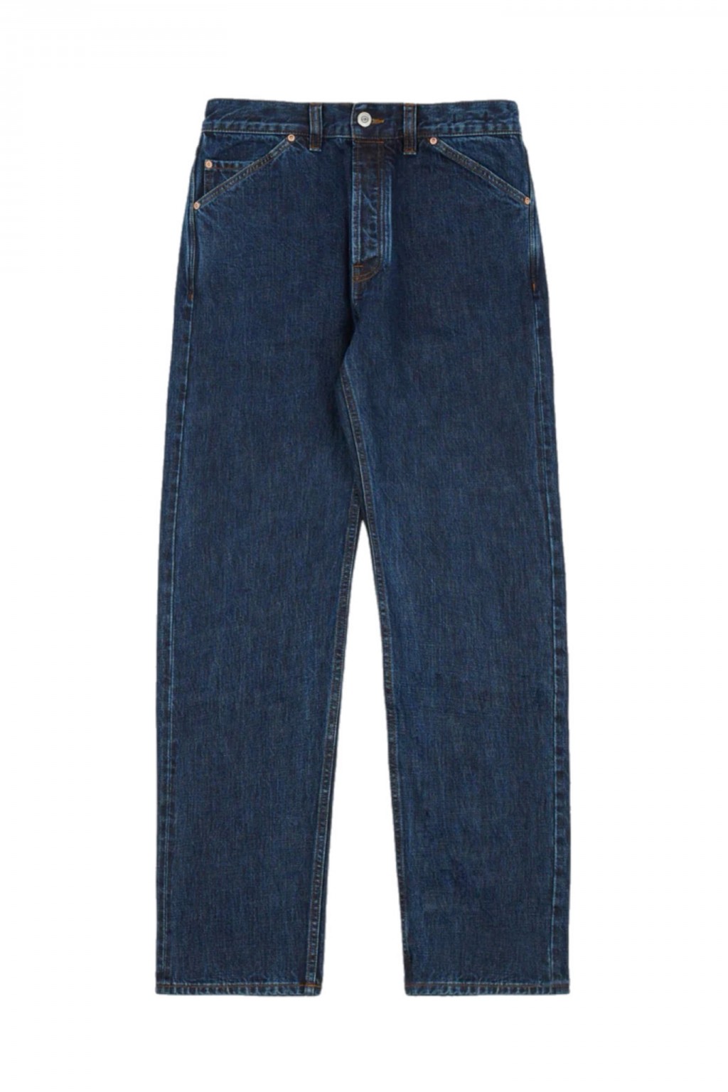 Drake's Japanese Selvedge Five-Pocket Jeans Stone Wash