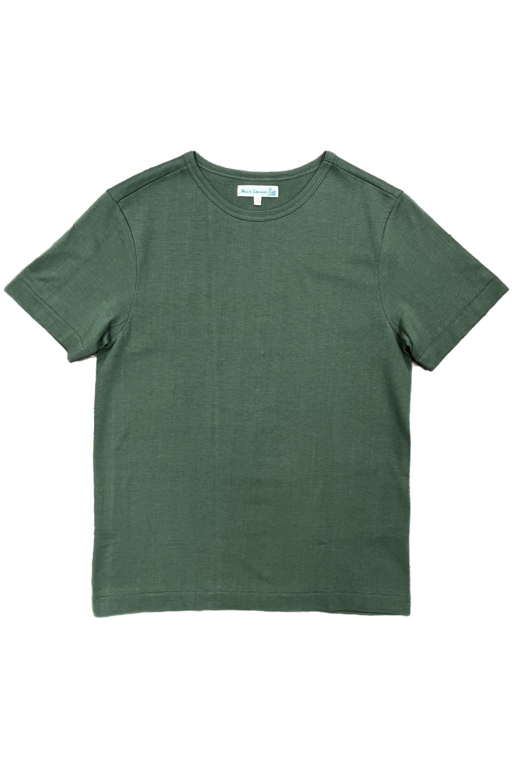 Merz B. Schwanen 215 Loopwheeled T-Shirt 40 Army - Made in