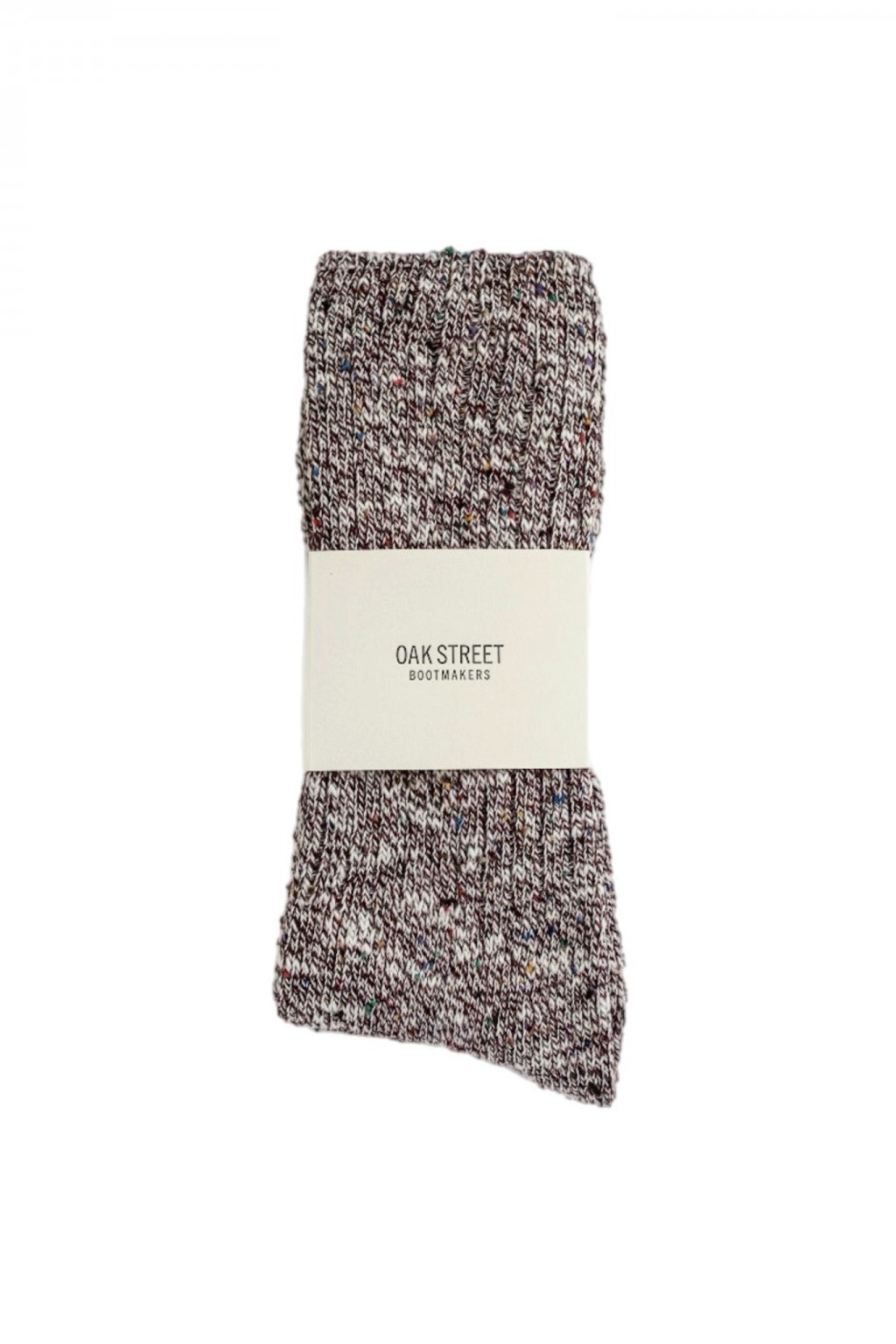 Oak Street Bootmakers Camp Sock Cranberry Knit