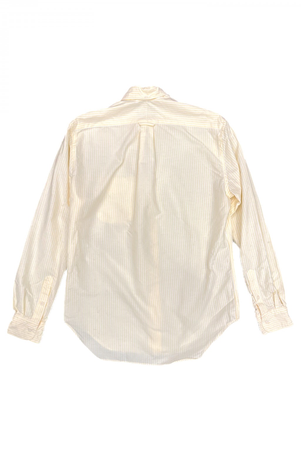 Gitman Bros. Vintage Long Sleeve Button Down Yellow Stripe