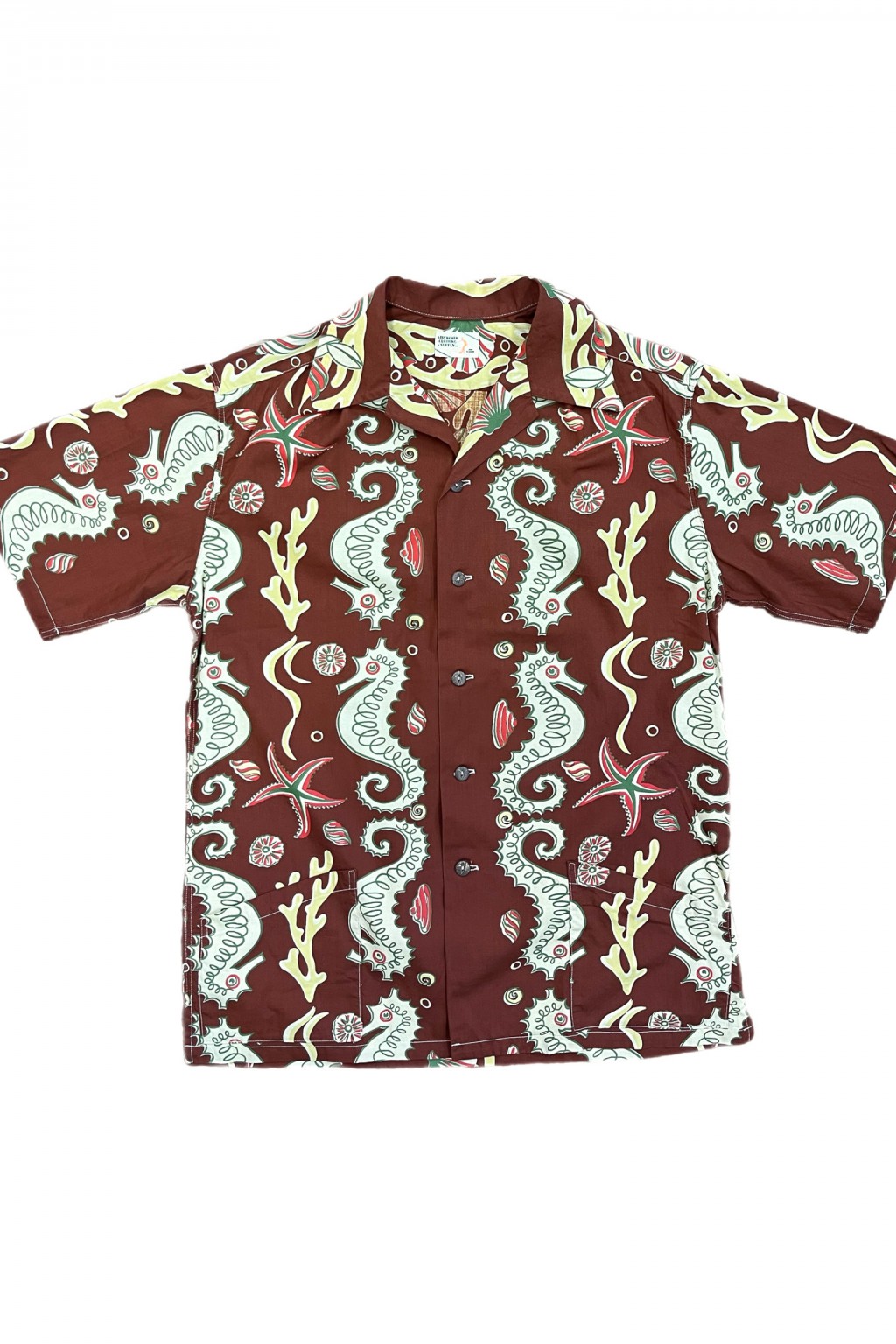 John Gluckow Seahorse Vs. Starfish Shirt Brown