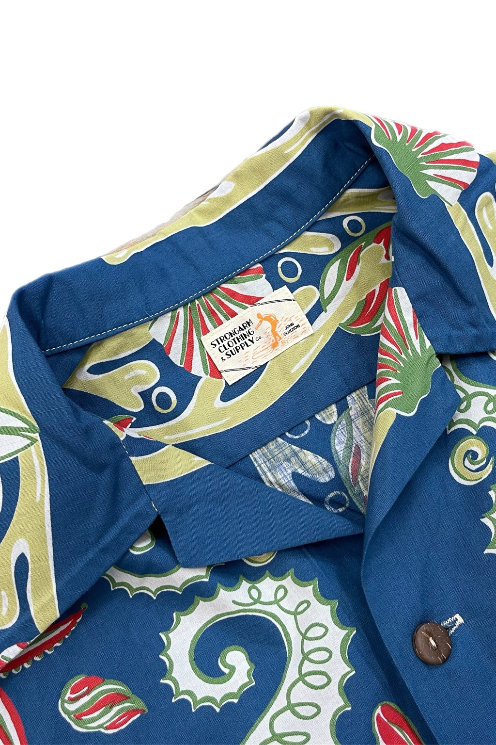 John Gluckow Seahorse Vs. Starfish Shirt Blue