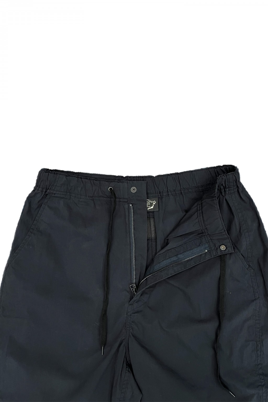 Orslow Wide Fit New Yorker Short Black Typewriter Cloth